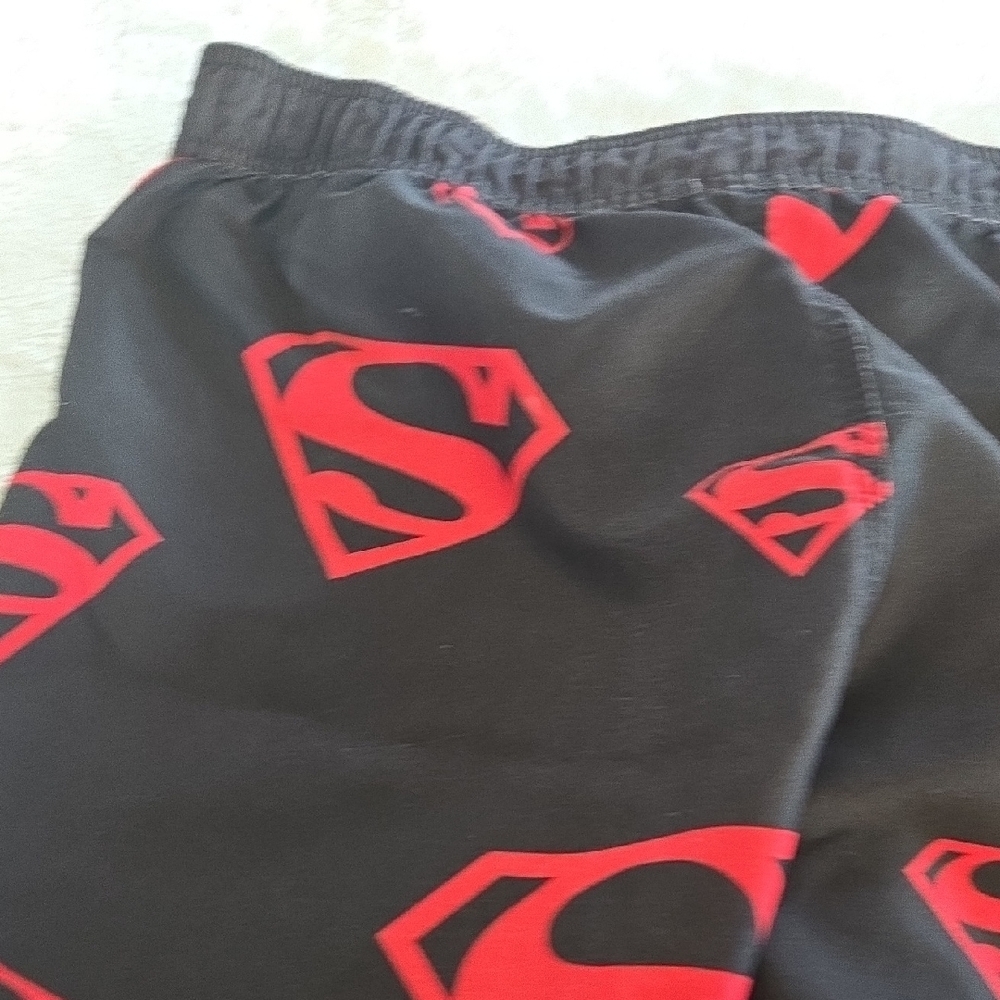 DC Comics Kids Black and Red Superman Shorts - Picture 10 of 11